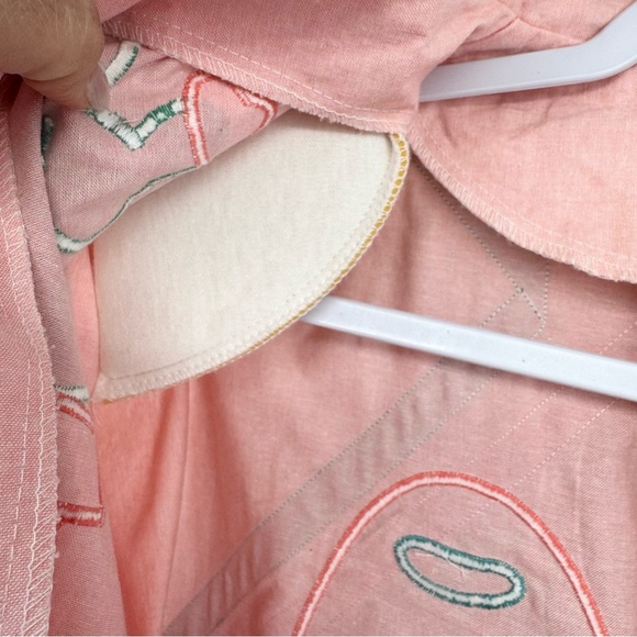 Vintage 90’s Pastel Bomber Jacket Women  Size Medium - Picture 9 of 11